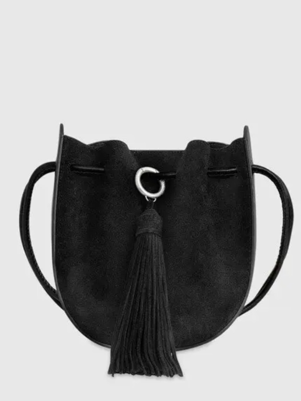 Rebecca Minkoff Lulu Black Suede and leather Crossbody